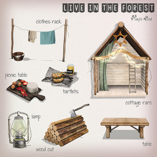 *May's Soul* Live in the forest. cottage RARE