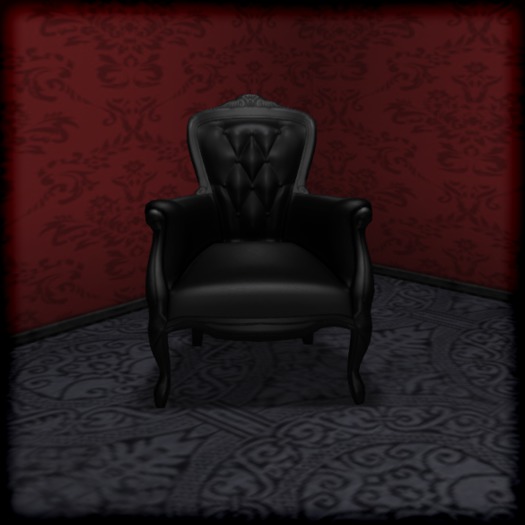 Red Circular Armchair