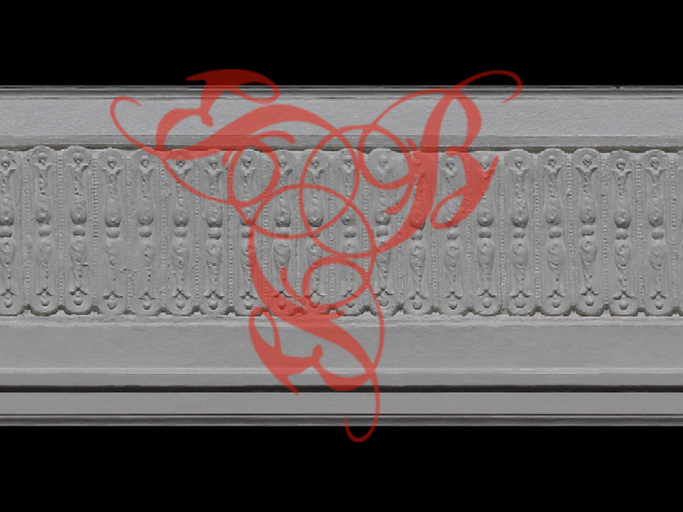 High Resolution Ornamental Stone Wall Panel with Full Perm Texture 2104