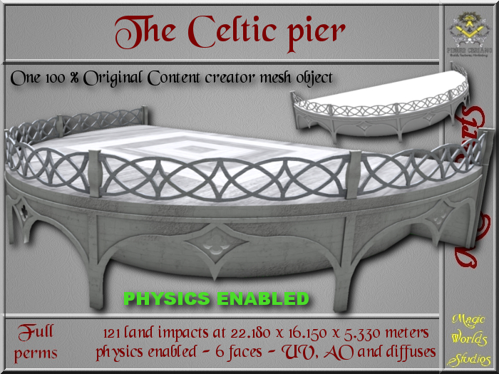 Celtic pier - 121 LI - FULL PERMS Mesh