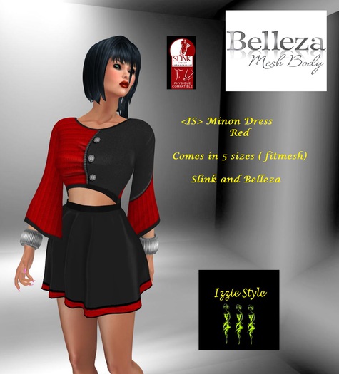 <IS> Minon Dress Red