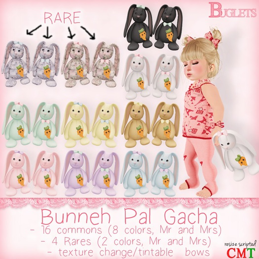 ~*Buglets*~ Mr Bunny Pal [Shabby Sky] RARE