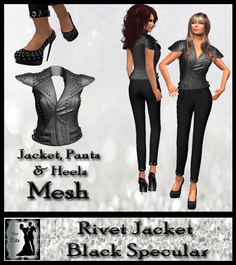 Rivet Jacket Black Specular 2