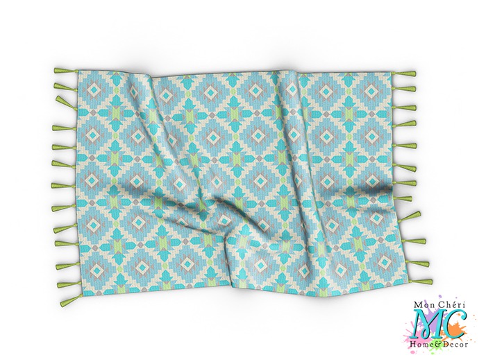mc.home.decor.Teal Rug BOX