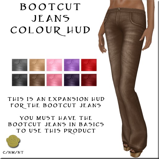 BM Bootcut Jeans Colour HUD
