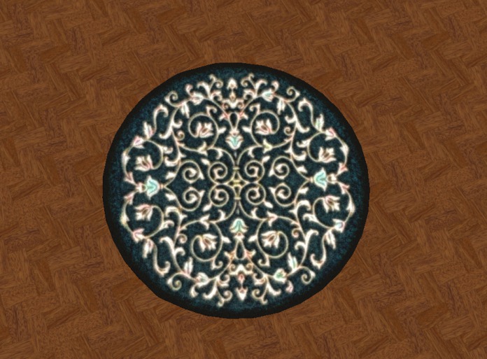 Gift-Seaweed Sonnet Mesh Stencil Rug