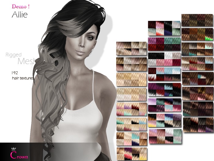 .::Crown::. Long Hair "Jasmin" DEMO V2.0