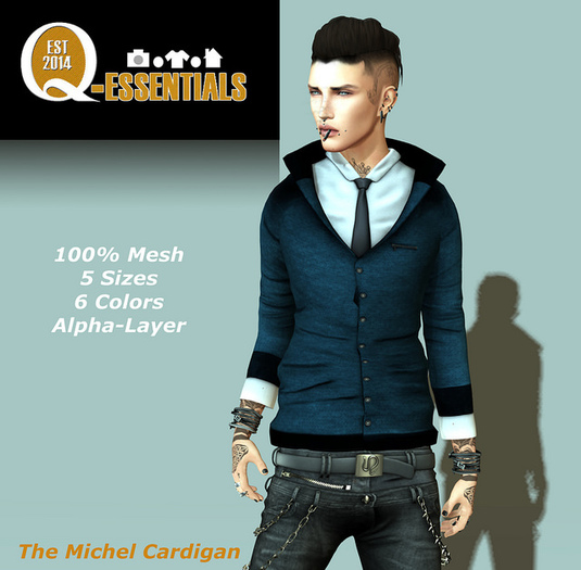 Blue Cardigan