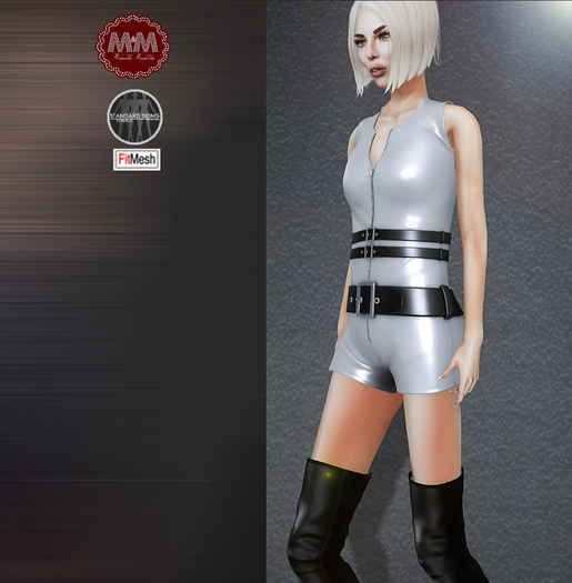 M&M-WRETCH JUMPSUIT WHITE
