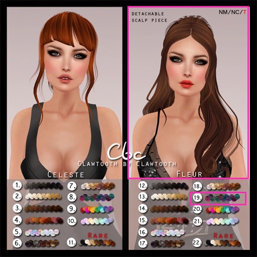 Clawtooth: Fleur (20: Rainbow Pack)