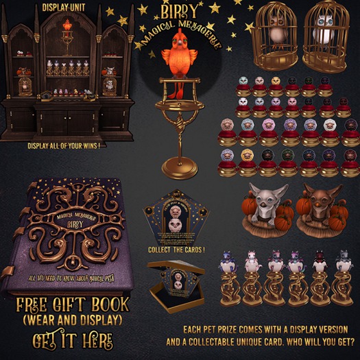 Birdy.  Magical Menagerie - Cutie Puff & Grump - Forest [box]