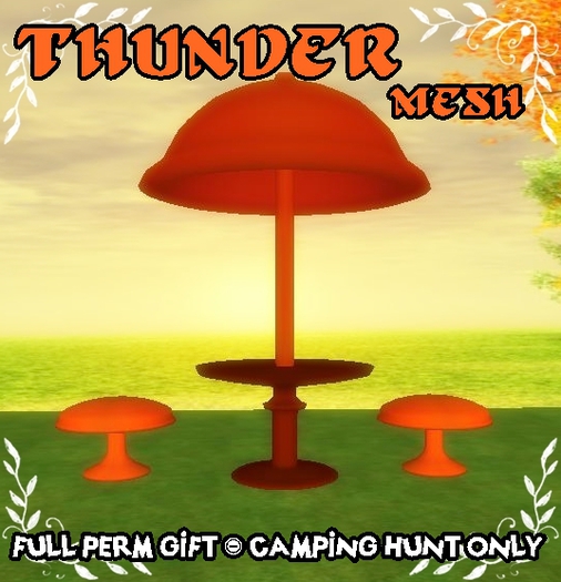 ::: THUNDER ::: Camping set