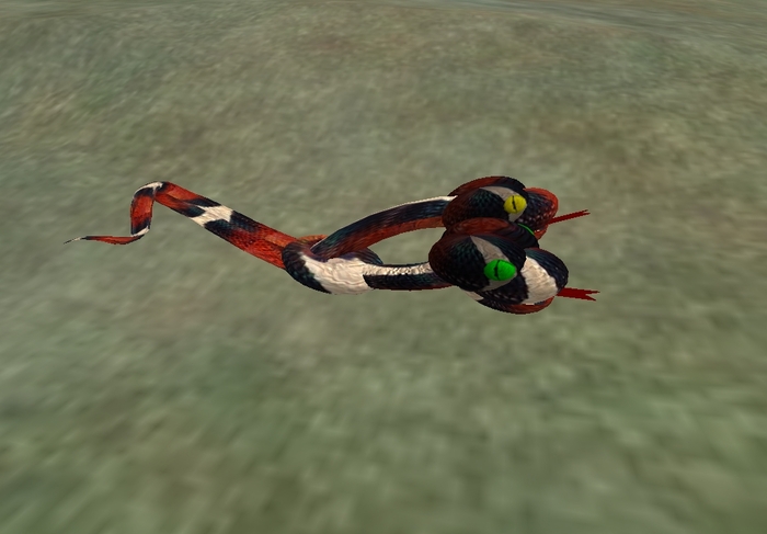 Two Headed Sculpty Snake *Wandering Area Set* 