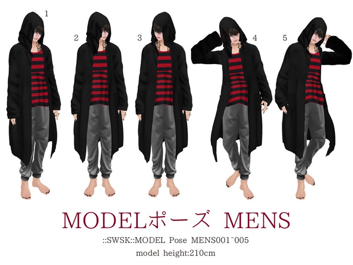 ::SWSK::MODEL Pose MENS