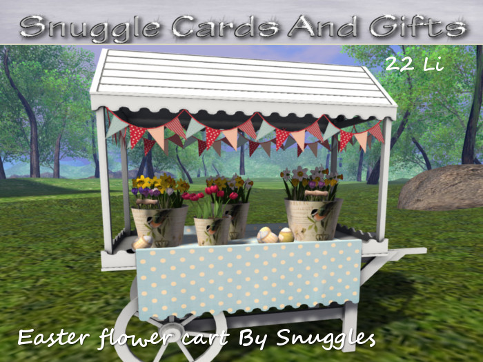 Easter flower cart By Snuggles
