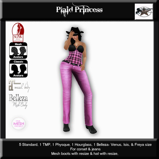 Country Couture Plaid Princess