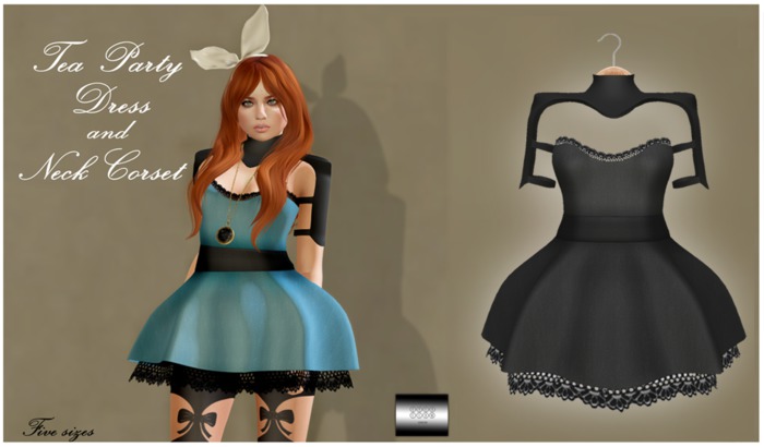 Tea Party Dress "Gray" (mesh) - even.flow