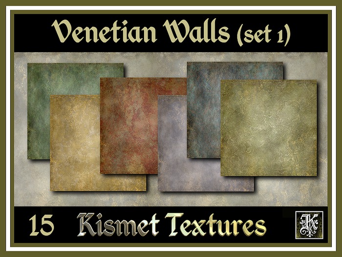 *Kismet* Venetian Walls Textures (15)