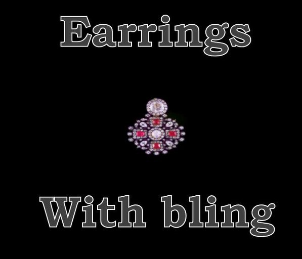 earring round - permanent lowered price !!!
