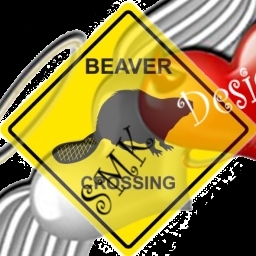 Beaver Crossing Sign - funny!