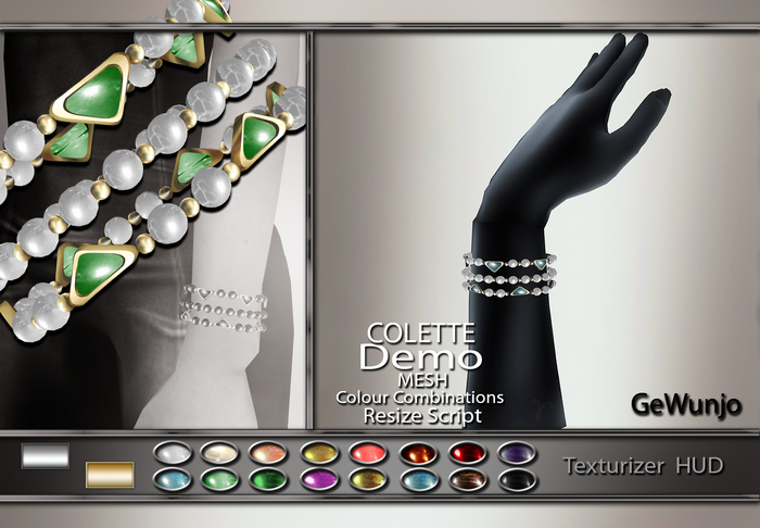GeWunjo : COLETTE bracelets DEMO