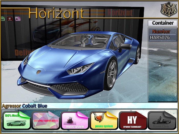 [Han] Horizont Agressor Cobalt Blue