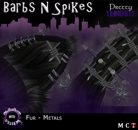 [PT] Barbs N Spikes Neko Set-Reds