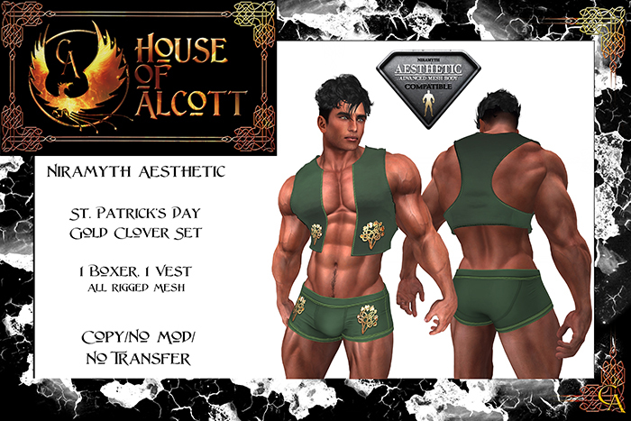 HOA St.Patrick's Day Set - Gold Clover