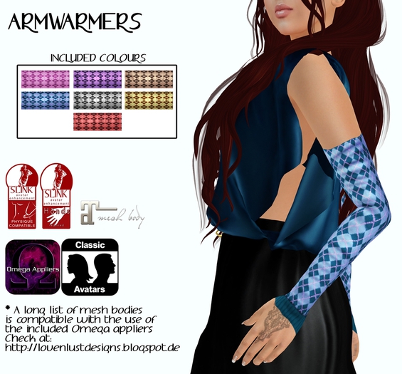 *~*HopScotch*~* Armwarmers
