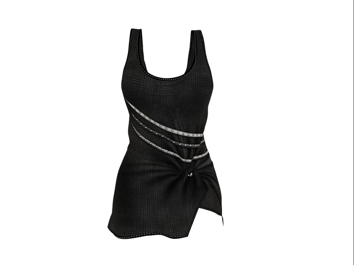 REVOLUTION - Twisted Tank Dress (Black)