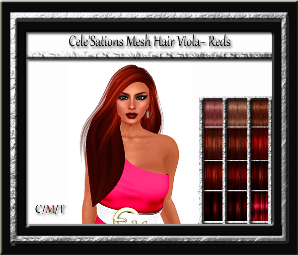 Cele'Sations Mesh Hair Kayla ~ Black & Whites Pk