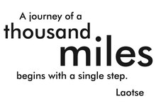 {Q-Essentials} Long Journey Wall Decal