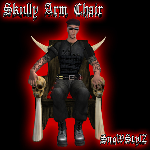 Skull Arm Chair *SnoWStylZ*