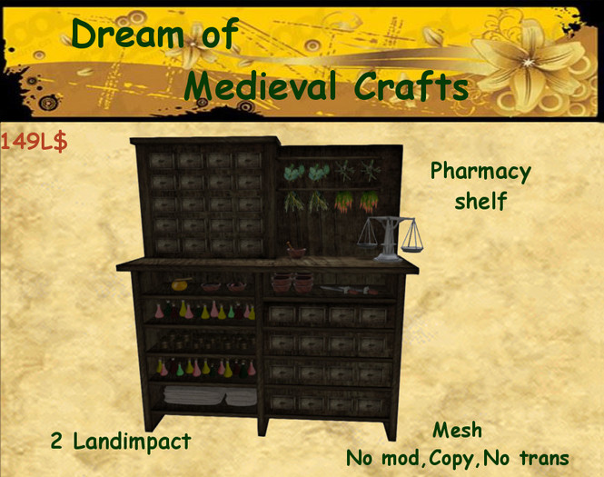 ((*DMC*)) Pharmacy shelf B