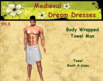 ((*MDD*)) Body Wrapped Towel Man B
