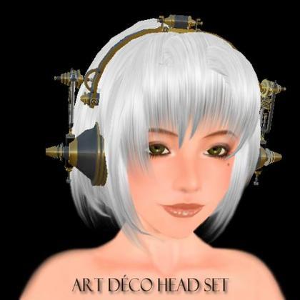 *LPP* Art deco head set