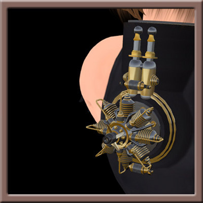 *LPP* Doll radial engine back pack