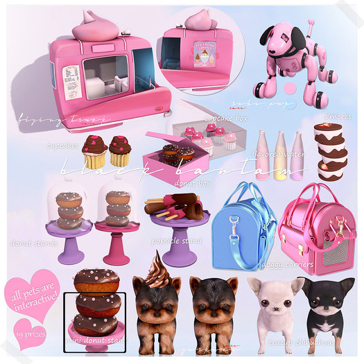 [Black Bantam] Mini Donut Stand*