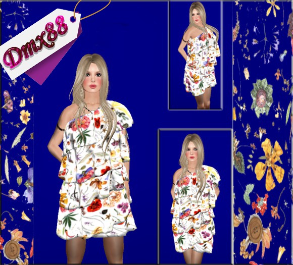 dress vestido floer bco cx