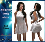 La&Li  Nej dress  lovely white