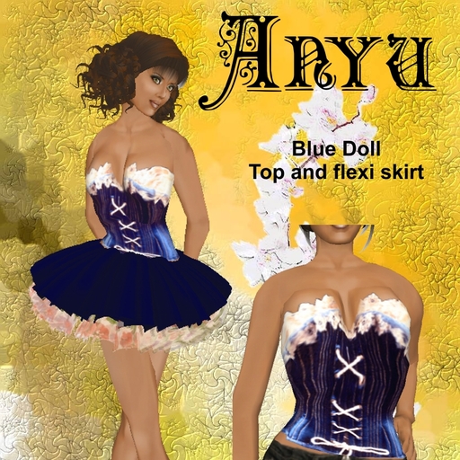 Anyu blue doll box