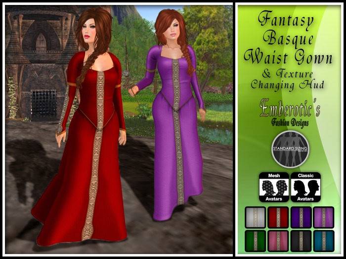 EFD_36 Fantasy Basque Waist Gown
