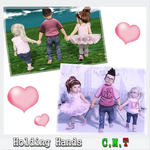 holding hands middle