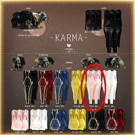 -Pixicat- Karma.Dress nr1 - Pink (Fitted)