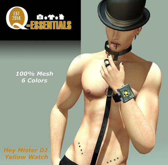 {Q-Essentials} Hey Mister DJ Yellow Watch