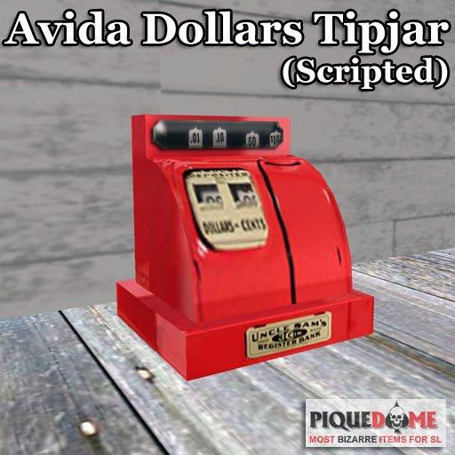 Avida Dollars  Tip Jar