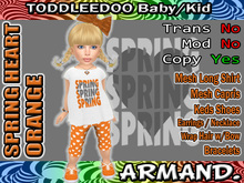 --ARMAND-- SPRING HEART - ORANGE