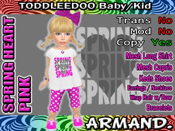--ARMAND-- SPRING HEART - PINK