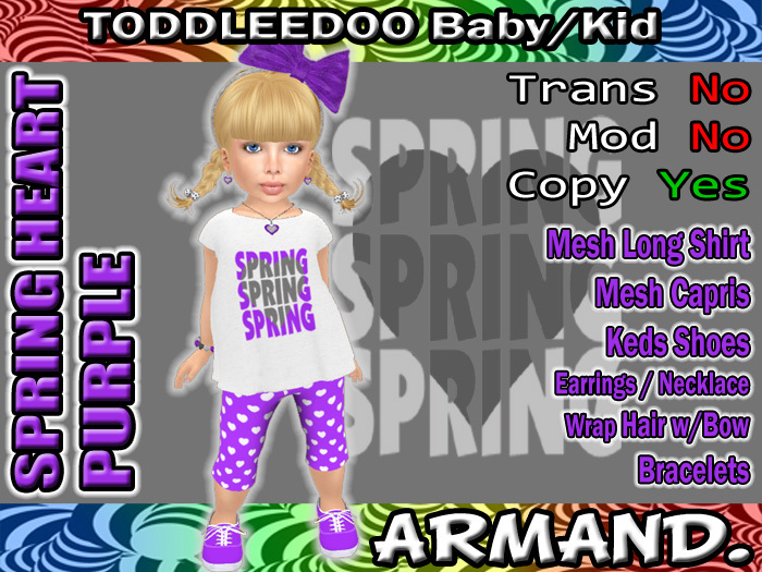 --ARMAND-- SPRING HEART - PURPLE