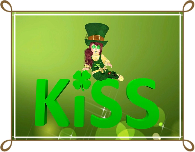 St Patricks Day Sitting pose kid